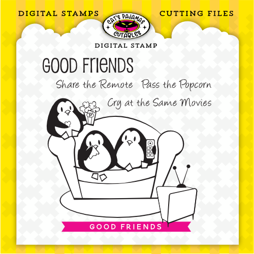 Good Friends Digistamps – The Cat's Pajamas PaperArts