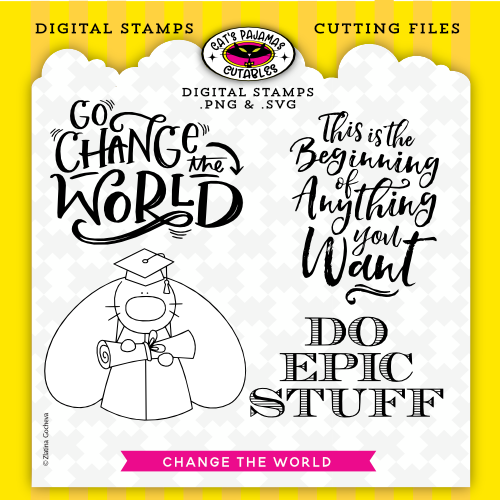 Change The World Digistamp/SVG