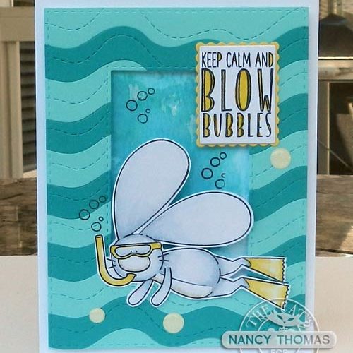 Bunnies at Sea Digistamp