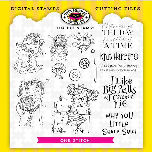 One Stitch Digistamp Set